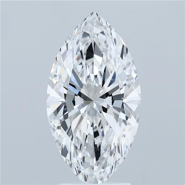 2.96ct Marquise E VVS2 Lab Created Diamond