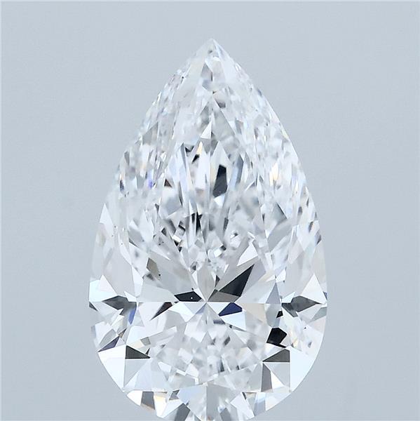 3ct Pear D VS1 Lab Created Diamond