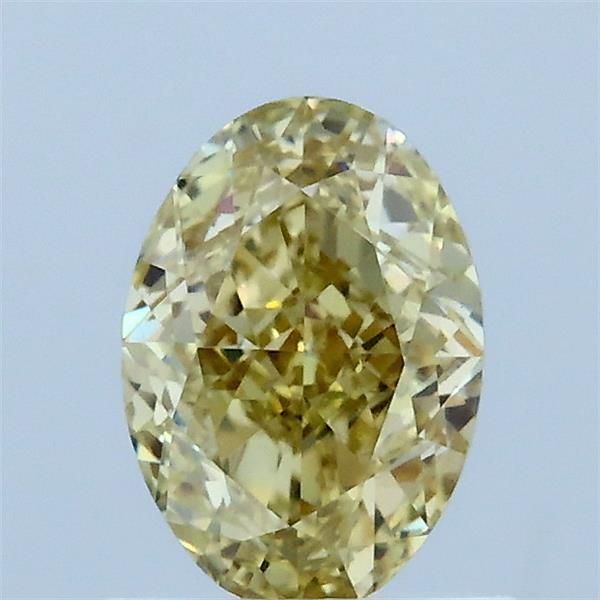 1.03ct Oval FANCY INTENSE YELLOW VS1 Lab Created Diamond