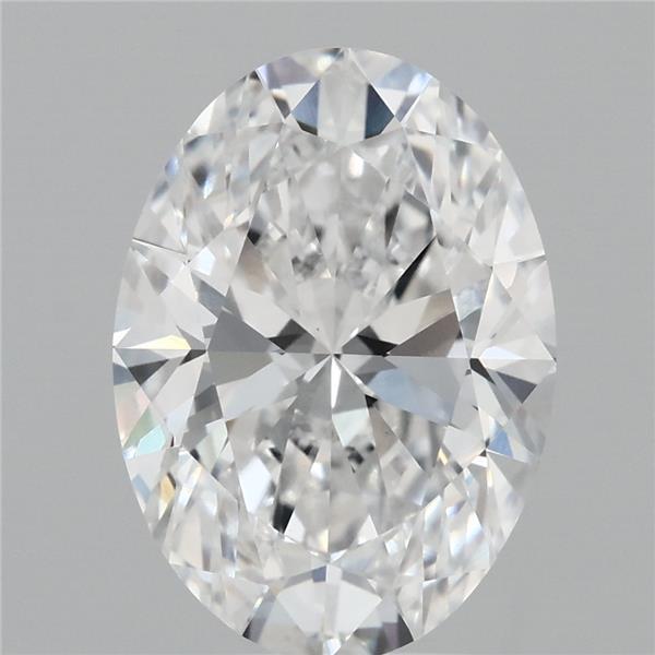 4.01ct Oval D VVS2 Lab Created Diamond