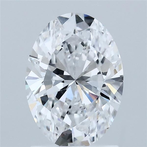 1.52ct Oval D VVS2 Lab Created Diamond