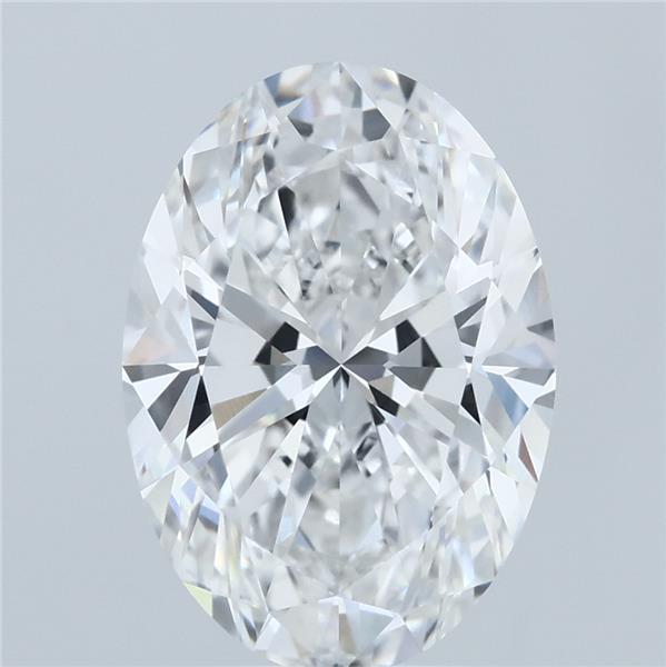 4.05ct Oval E VVS2 Lab Created Diamond
