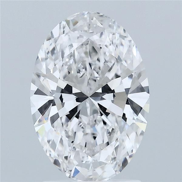 2.01ct Oval E VVS2 Lab Created Diamond