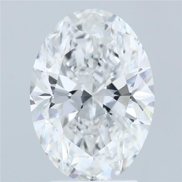 3.2ct Oval E VVS1 Lab Created Diamond