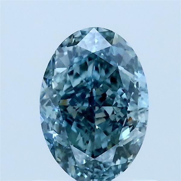 1.04ct Oval FANCY INTENSE BLUE VS1 Lab Created Diamond