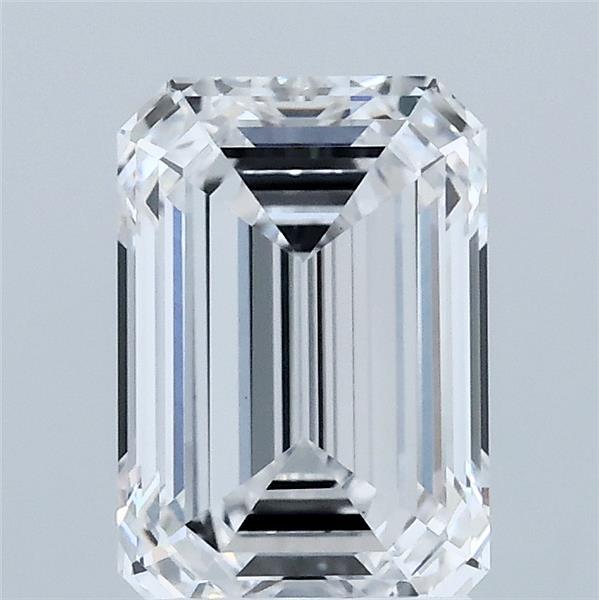 2.02ct Emerald D VVS2 Lab Created Diamond