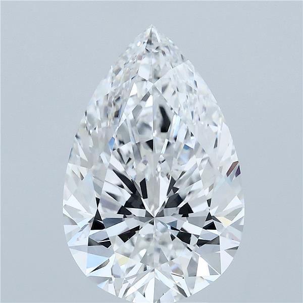 4.23ct Pear E VVS2 Lab Created Diamond