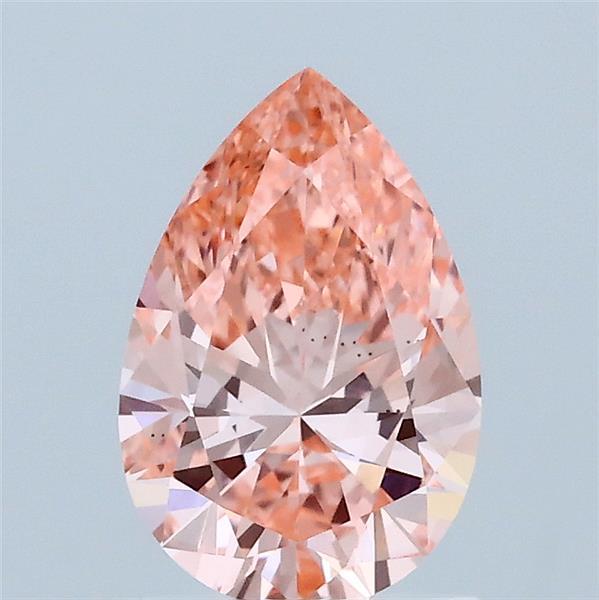 1.1ct Pear FANCY VIVID PINK VS2 Lab Created Diamond