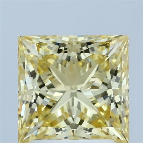 2.02ct Princess FANCY INTENSE YELLOW VVS2 Lab Created Diamond