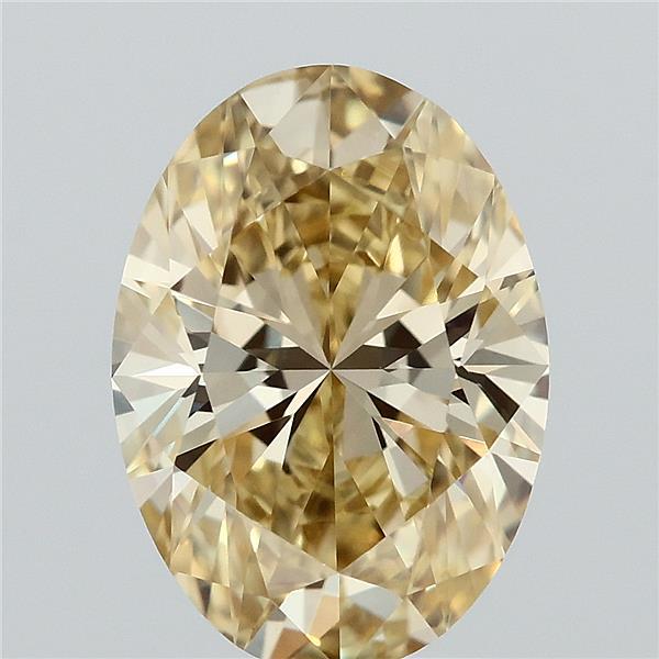 1.77ct Oval FANCY INTENSE YELLOW VS1 Lab Created Diamond