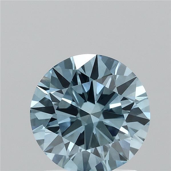 1.4ct Round FANCY VIVID BLUE VS1 Lab Created Diamond