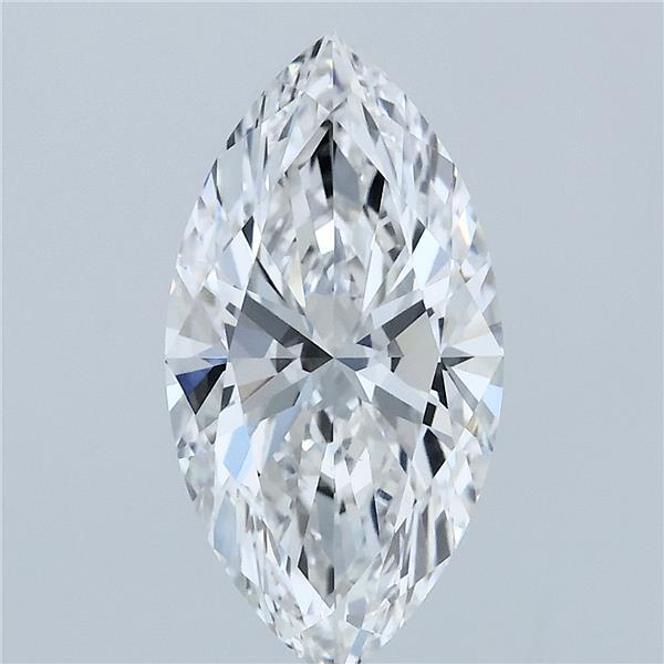 2.5ct Marquise F VVS2 Lab Created Diamond