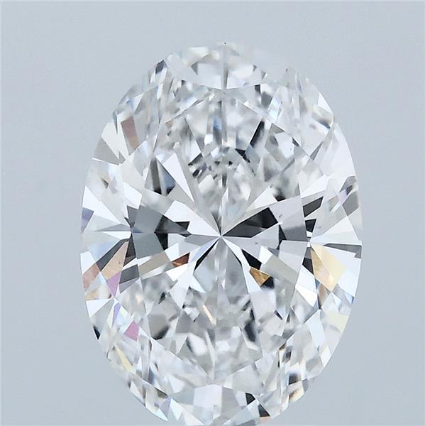 3ct Oval E VS1 Lab Created Diamond