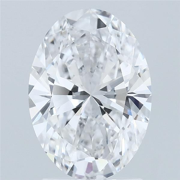 2.01ct Oval D VVS2 Lab Created Diamond
