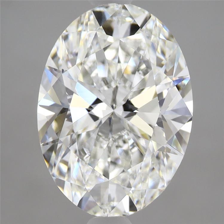 3.24ct Oval E VVS2 Lab Created Diamond