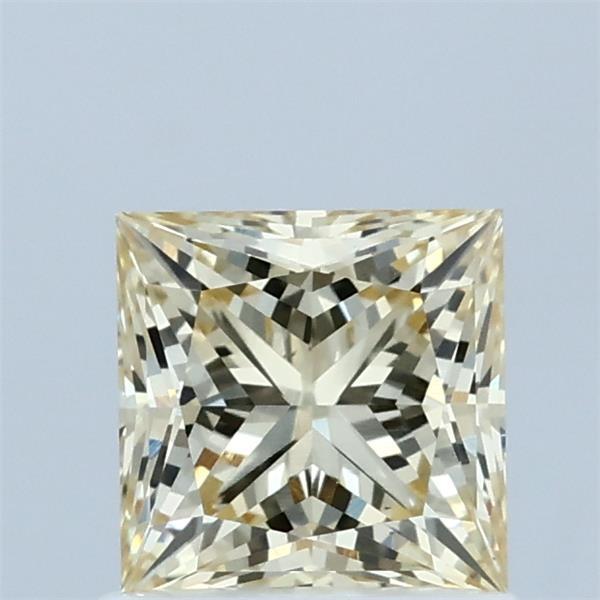 1.05ct Princess FANCY YELLOW VS1 Lab Created Diamond