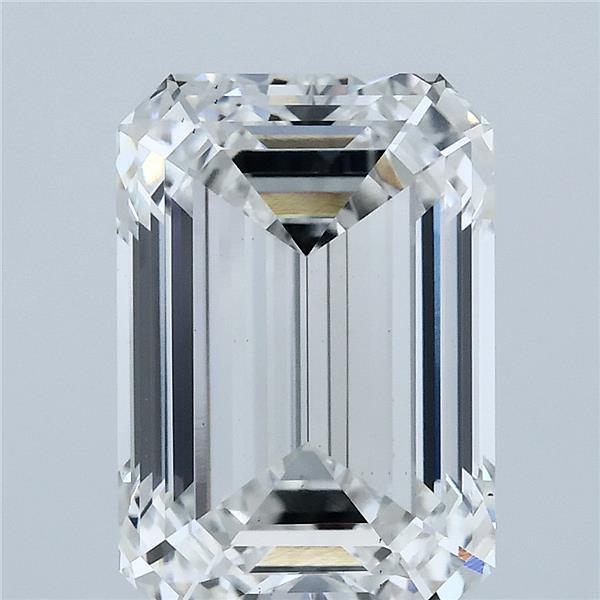 5.08ct Emerald F VS2 Lab Created Diamond