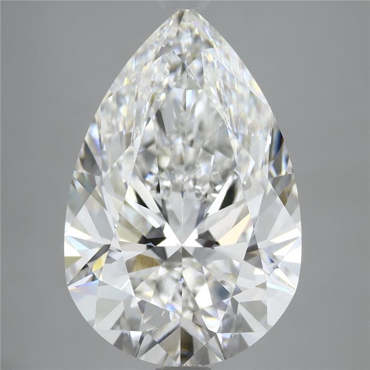 6.52ct Pear E VVS2 Lab Created Diamond