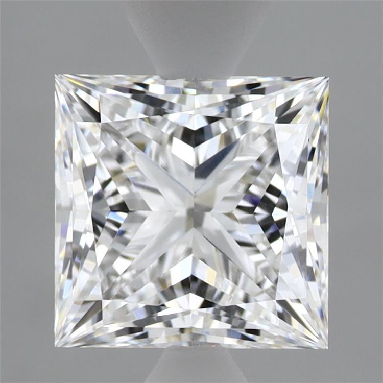 2.4ct Princess E VVS1 Lab Created Diamond