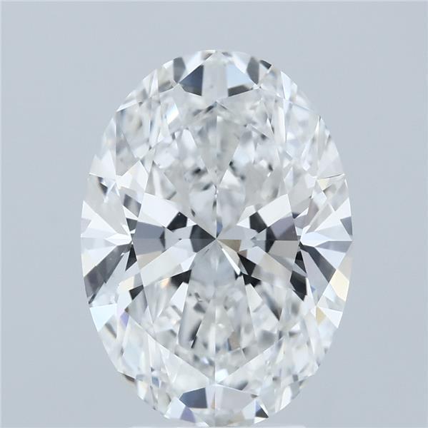 4.02ct Oval E VVS2 Lab Created Diamond