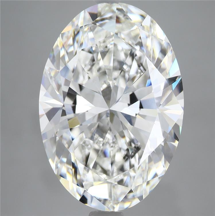 8.03ct Oval F VVS2 Lab Created Diamond