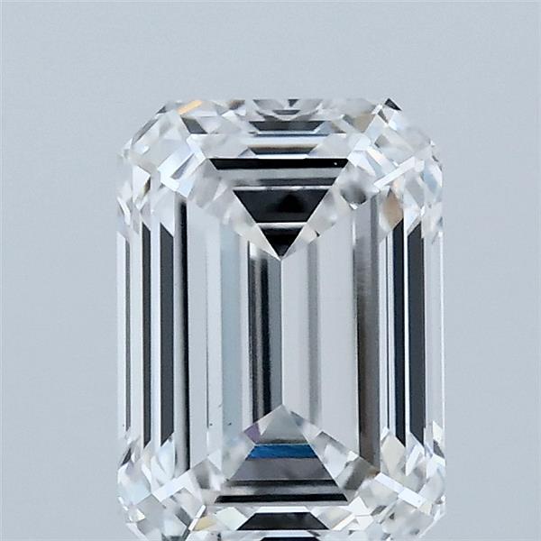 1.57ct Emerald D VS1 Lab Created Diamond