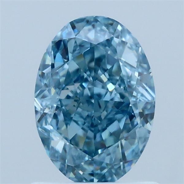 1.28ct Oval FANCY VIVID BLUE VVS2 Lab Created Diamond