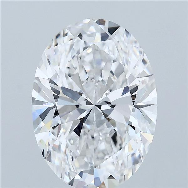 3.4ct Oval D VVS2 Lab Created Diamond