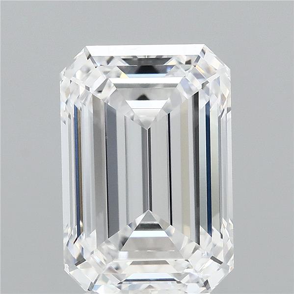 4.58ct Emerald D VVS1 Lab Created Diamond