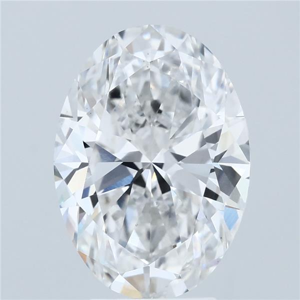 4.5ct Oval E VS1 Lab Created Diamond
