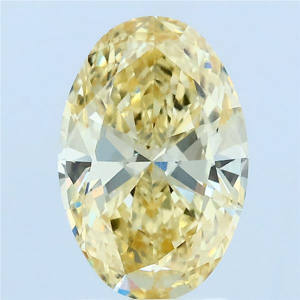 1.96ct Oval FANCY INTENSE YELLOW VS1 Lab Created Diamond