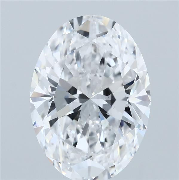 3.57ct Oval D VS1 Lab Created Diamond