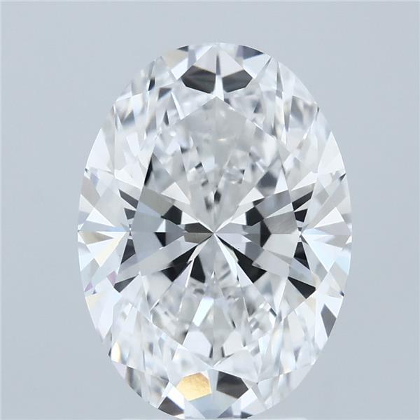 3.56ct Oval E VS1 Lab Created Diamond
