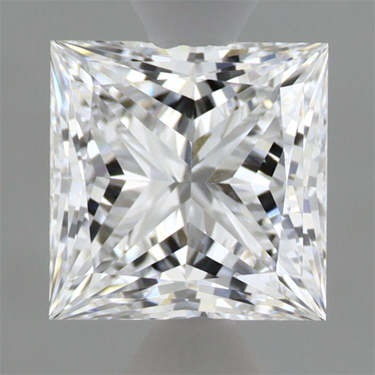 1.55ct Princess D VVS2 Lab Created Diamond