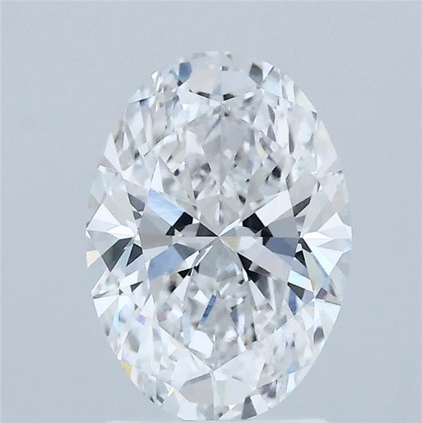 1.51ct Oval D VVS2 Lab Created Diamond