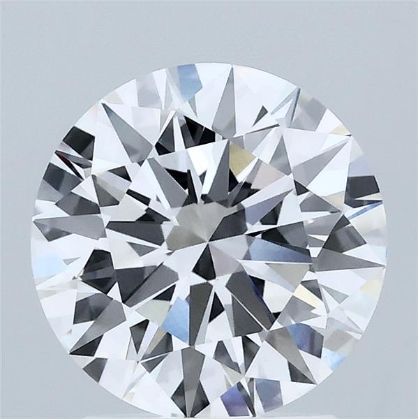2.06ct Round D VVS2 Lab Created Diamond