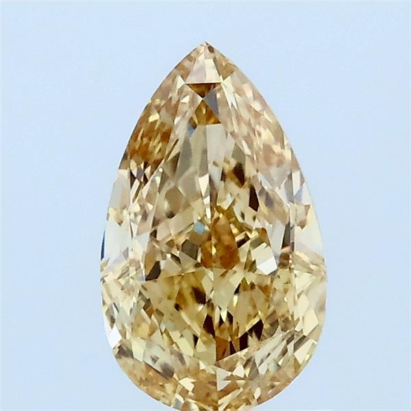 0.93ct Pear FANCY INTENSE YELLOW VVS2 Lab Created Diamond