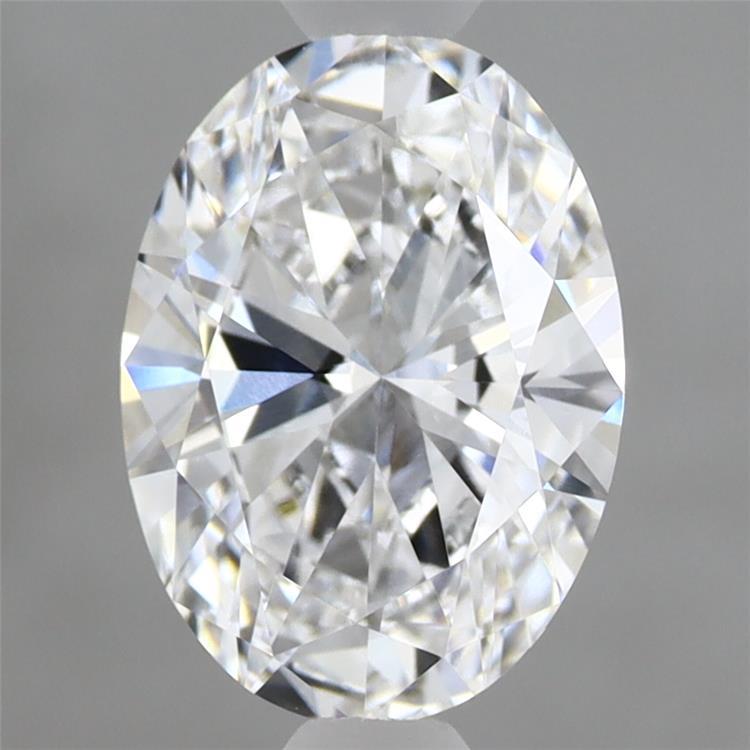 1.55ct Oval D VVS2 Lab Created Diamond