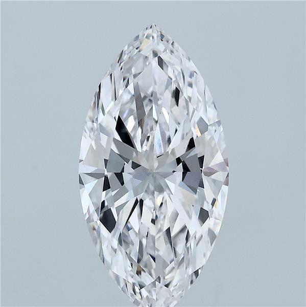 3.03ct Marquise E VVS2 Lab Created Diamond