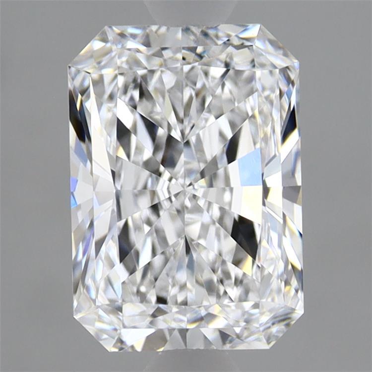 2.09ct Radiant D IF Lab Created Diamond