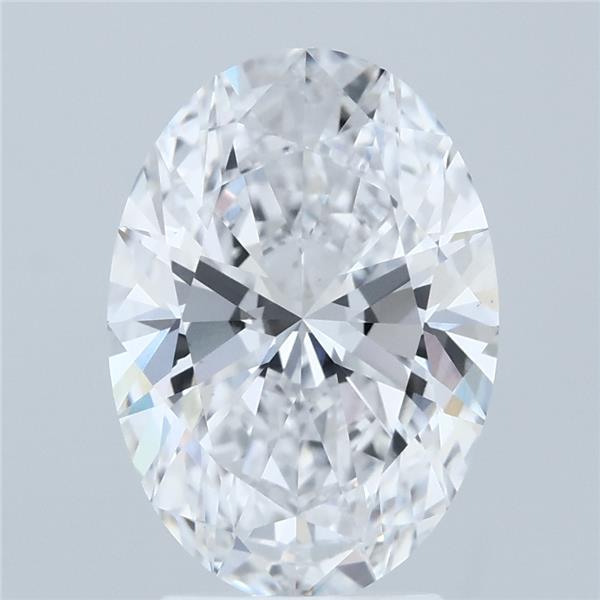 3.05ct Oval D VS1 Lab Created Diamond
