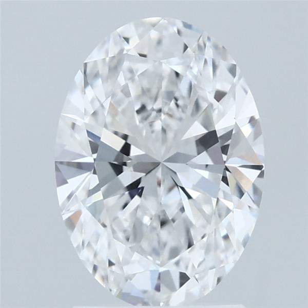 2ct Oval D VVS2 Lab Created Diamond