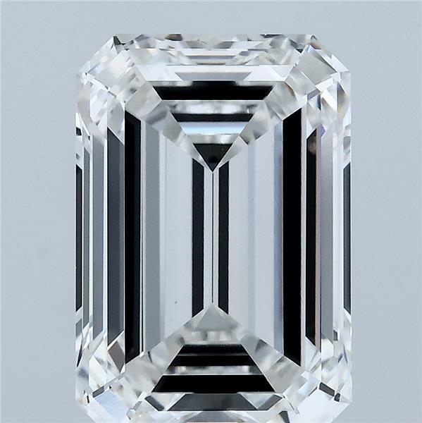 5.03ct Emerald F VVS2 Lab Created Diamond