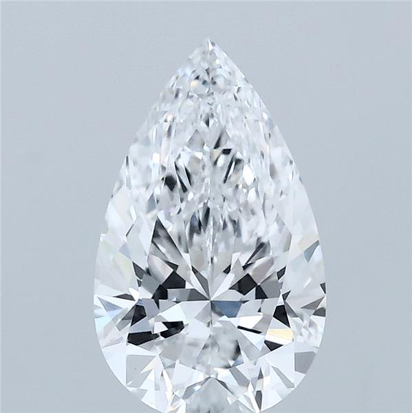 1.56ct Pear D VVS2 Lab Created Diamond