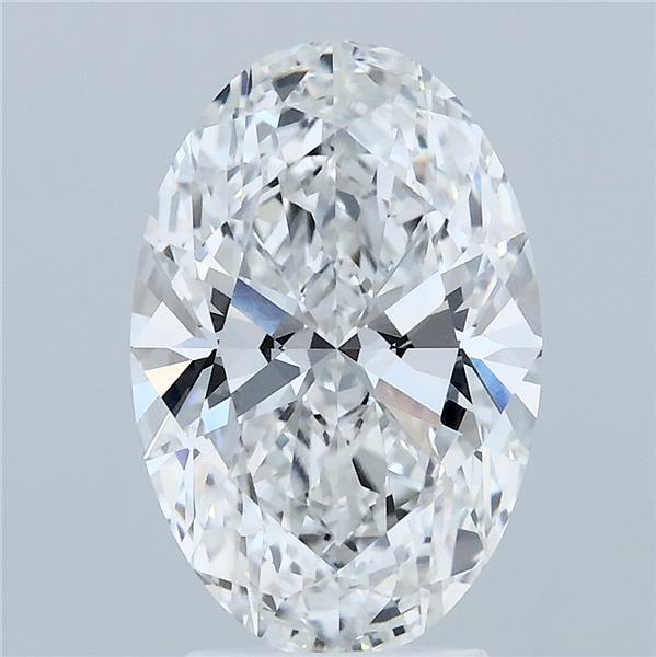 3.02ct Oval E VVS2 Lab Created Diamond