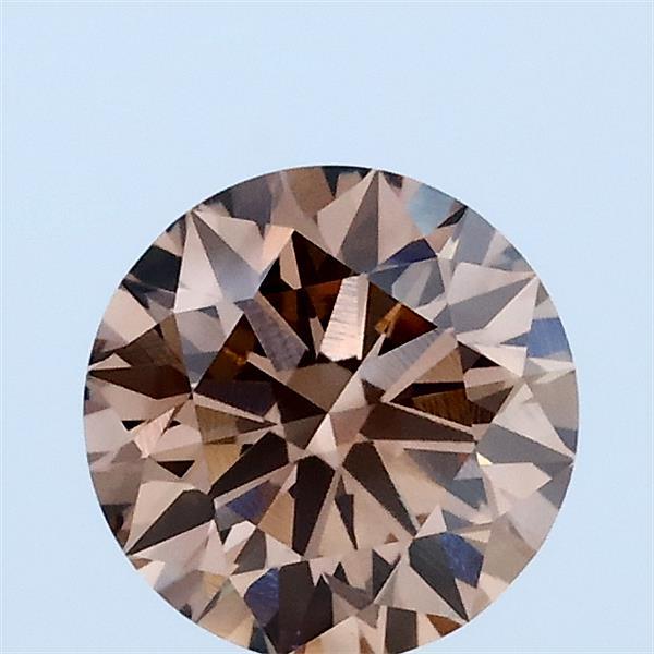 1.02ct Round FANCY BROWN VVS2 Lab Created Diamond