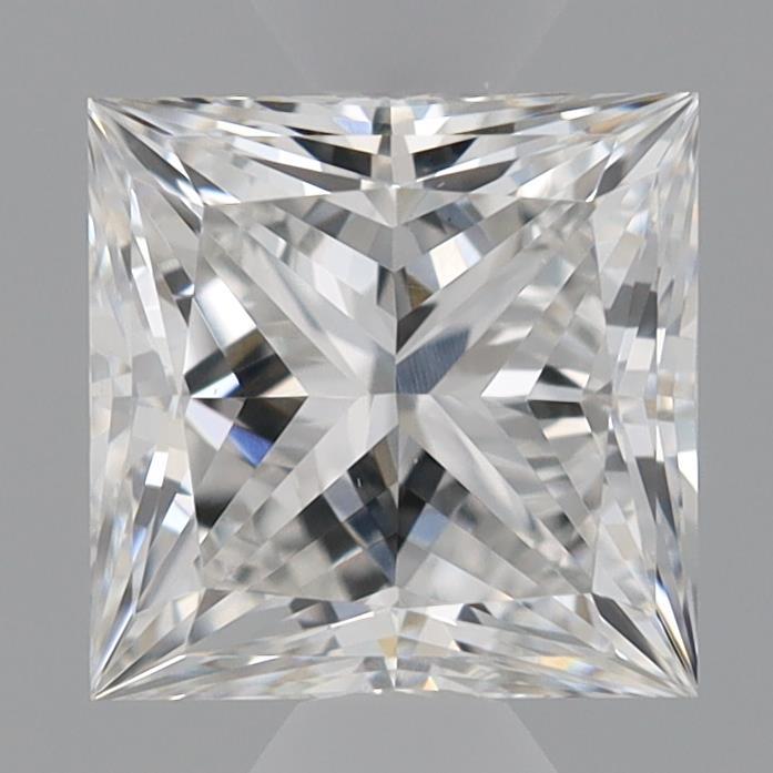 0.95ct Princess F VVS2 Lab Created Diamond