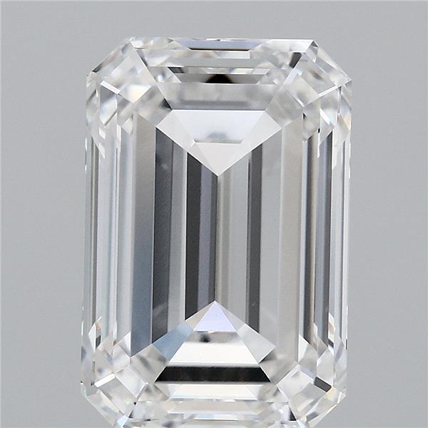 5.07ct Emerald E VVS1 Lab Created Diamond