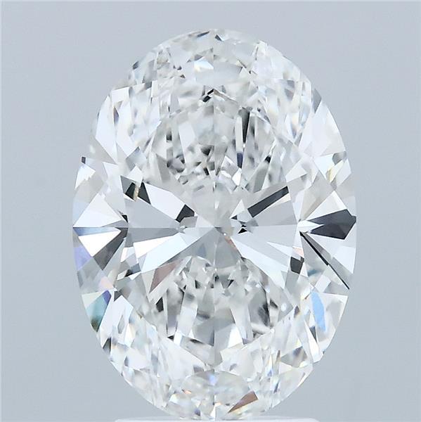3.04ct Oval F VVS1 Lab Created Diamond