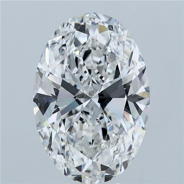 8.27ct Oval F VVS2 Lab Created Diamond